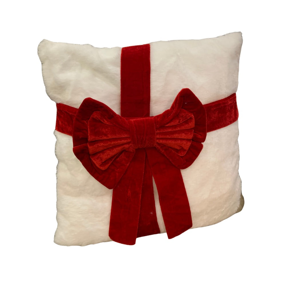 Cojines Navideños Regalo, Santa y Monito de nieve.