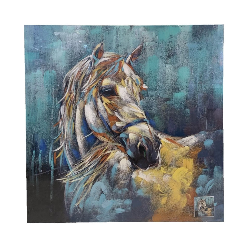 Cuadro Caballo Claro 100x100cm