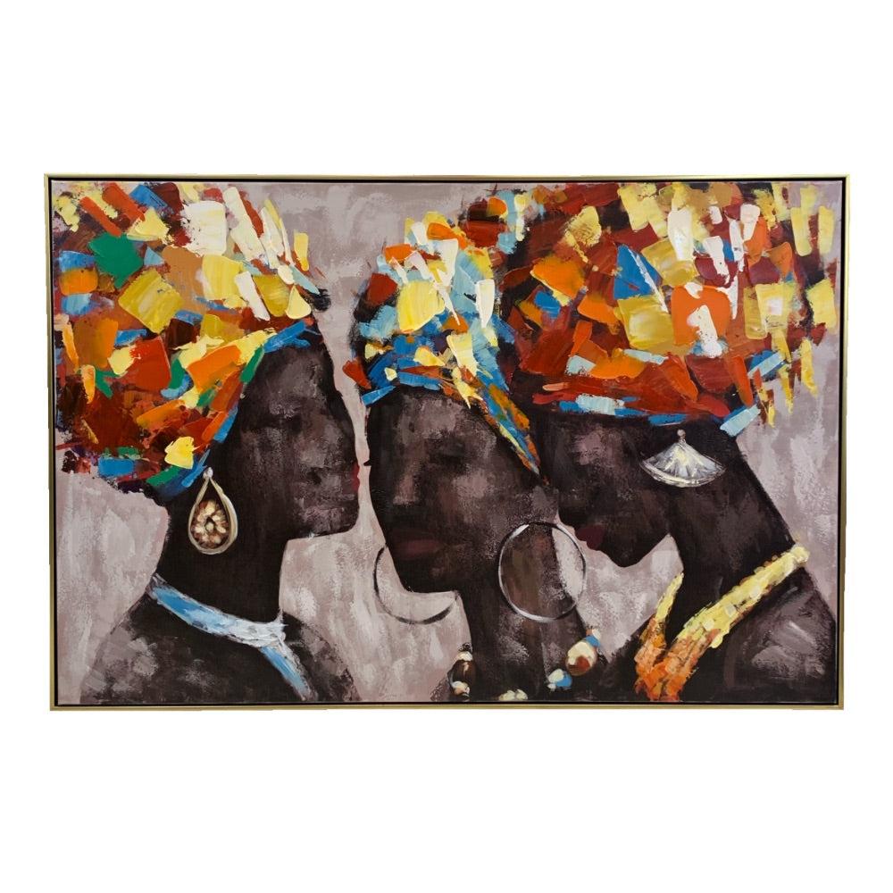 Cuadro trío africanas