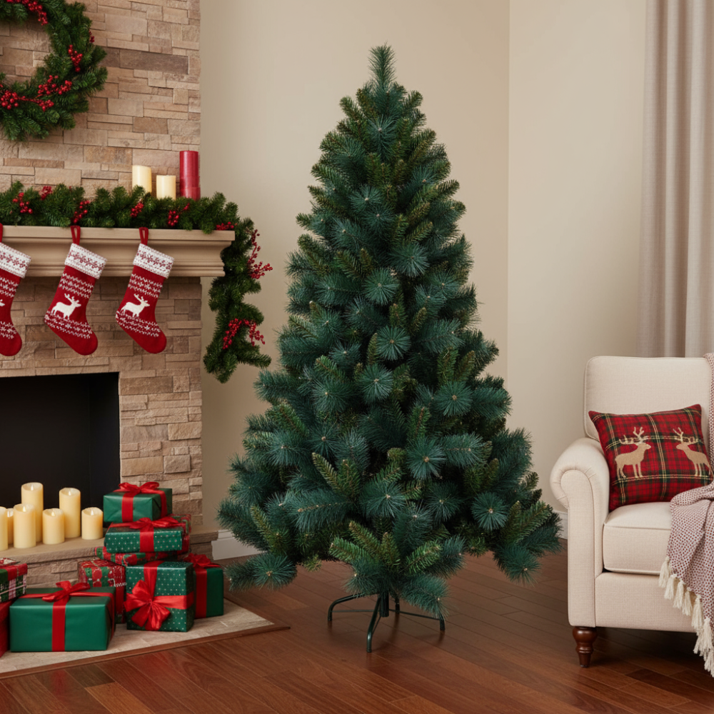 ARBOL NAVIDEÑO VERDE 210cm